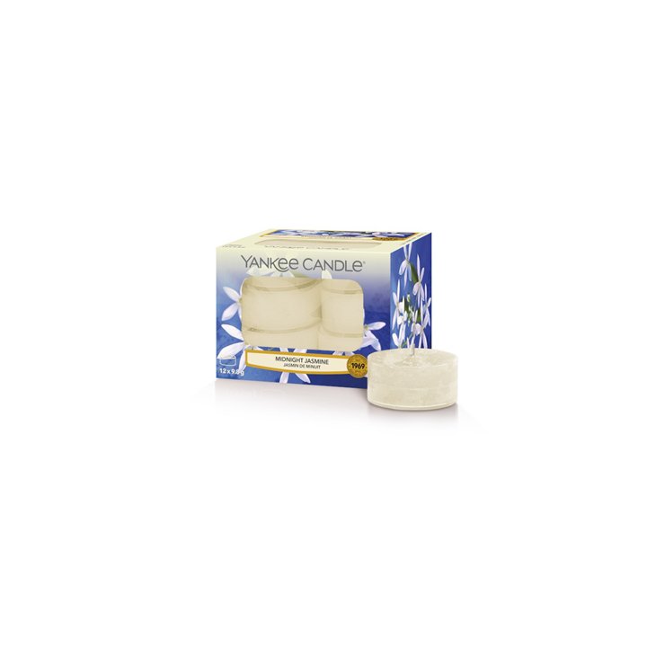 Yankee Candle, Midnight Jasmine, Tea Lights, 12 pcs, 9.8 g - Teknashop Ltd