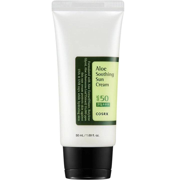 Cosrx, Aloe Soothing Sun, Hydrating & Protecting, Sunscreen Cream, SPF 50, 50 ml - Teknashop Ltd