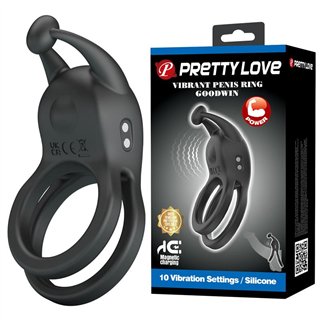 Goodwin Vibrating Double Cock Ring - BI-210222 - Teknashop Ltd