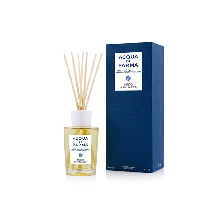 Acqua di Parma, Blu Mediterraneo - Mirto di Panarea, Fragrance Sticks, Aroma Reed Diffuser, 180 ml - Teknashop Ltd
