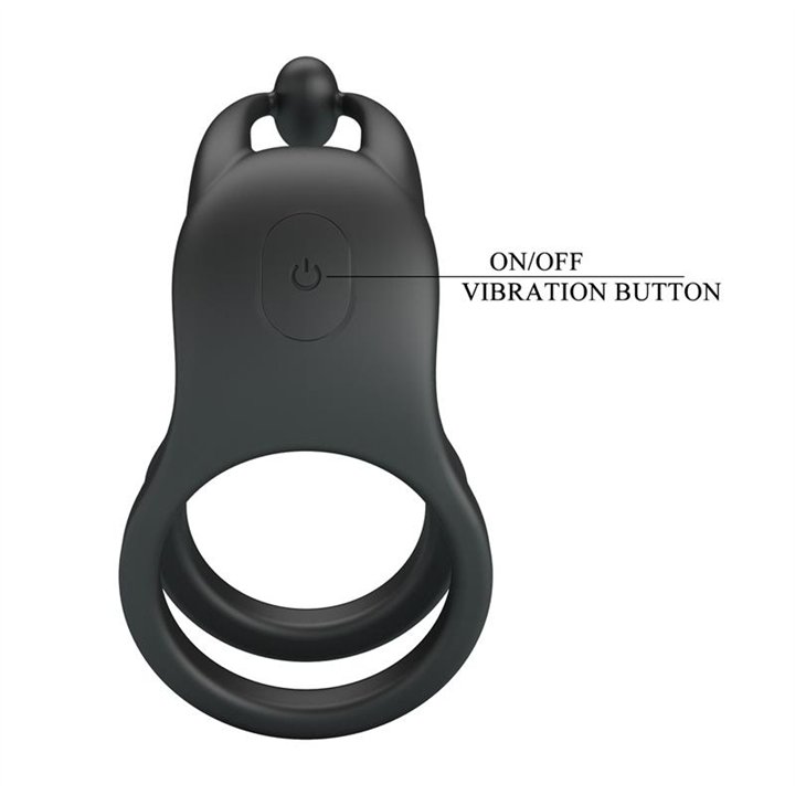 Goodwin Vibrating Double Cock Ring - BI-210222 - Teknashop Ltd