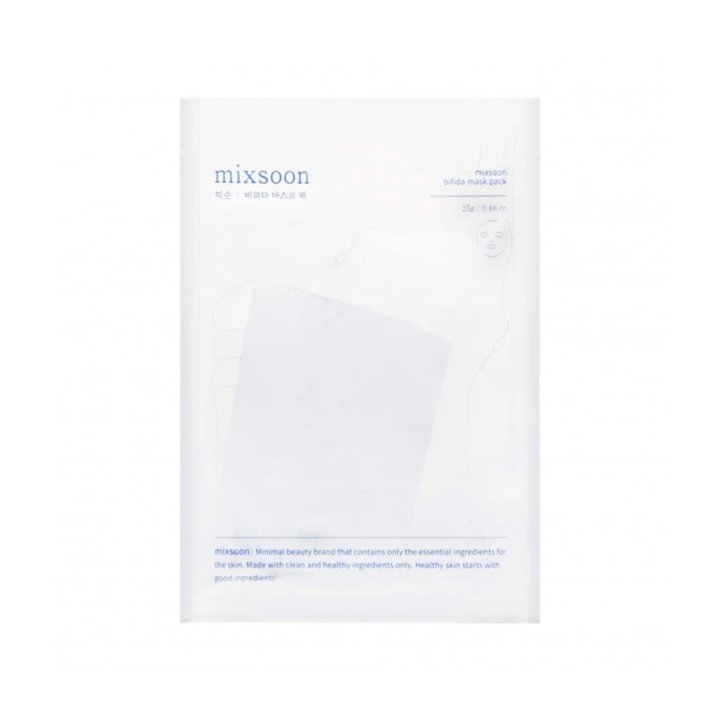 Mixsoon, Bifida, Soothing & Repairing, Sheet Mask, For Face, Day & Night, 25 g - Teknashop Ltd