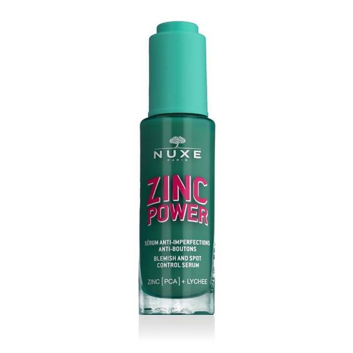 Nuxe, Zinc Power, Anti-Imperfections, Morning & Evening, Local Treatment Serum, For Face, 30 ml - Teknashop Ltd