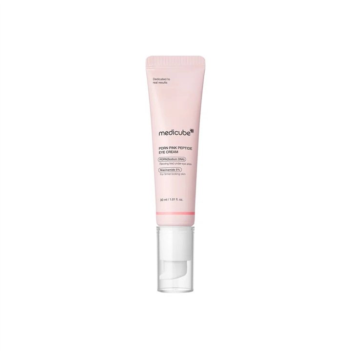Medicube, PDRN Pink Peptide, Firming & Regenerating, Morning & Evening, Eye Cream, 30 ml - Teknashop Ltd