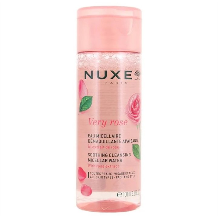 Nuxe, Very Rose, Soothing & Cleansing, Micellar Water, For Sensitive Skin, 100 ml - Teknashop Ltd