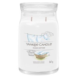 Yankee Candle, Clean Cotton, Scented Candle, 567 g - Teknashop Ltd