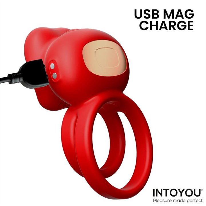 Bittey Cock Ring with Vibration and Biting - U-145 - Teknashop Ltd