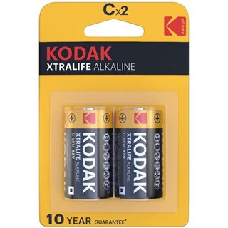 Xtralife Alkaline battery C LR6 Blister of 2 - 887930952049 - Teknashop Ltd