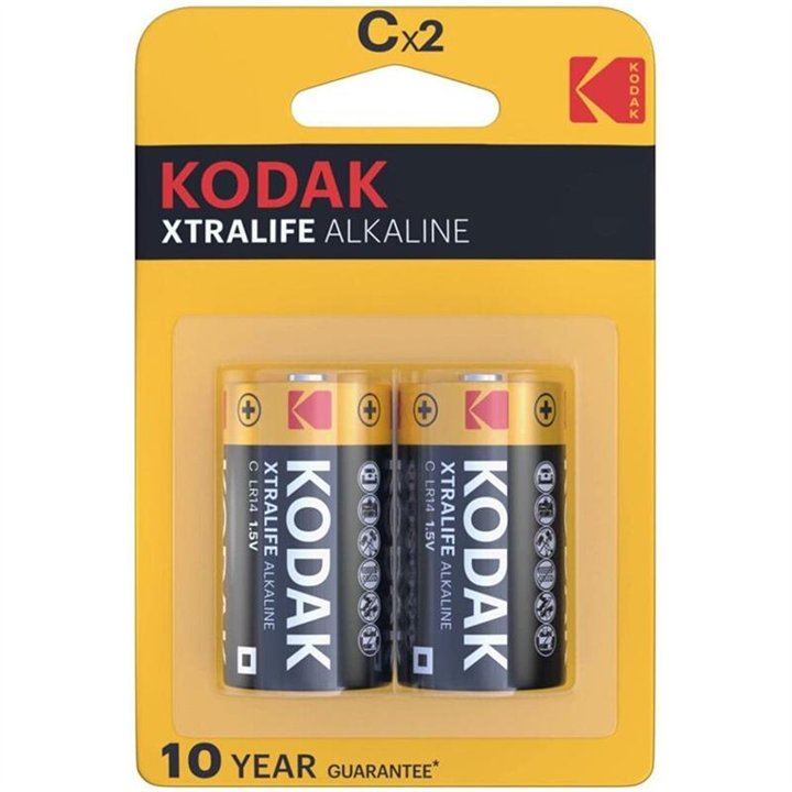 Xtralife Alkaline battery C LR6 Blister of 2 - 887930952049 - Teknashop Ltd
