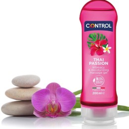 CONTROL - 2 EN 1 MASSAGE & PLEASURE THAI PASSION 200 ML - D-216117 - Teknashop Ltd