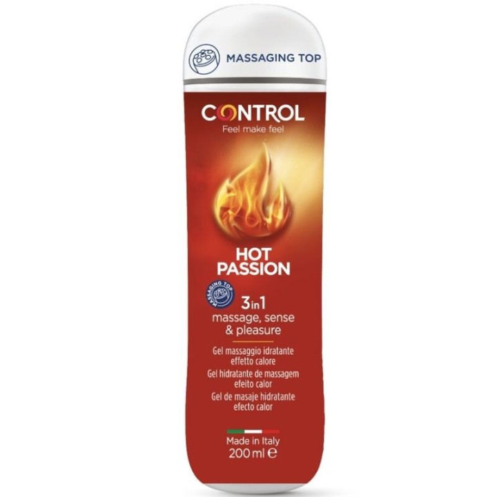 CONTROL - HOT PASSION 3 IN 1 GEL 200 ML - D-227024 - Teknashop Ltd