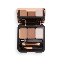 Set, Makeup Revolution, Brow Sculpt, Eyebrow Palette, Medium, 2.2 g - Teknashop Ltd