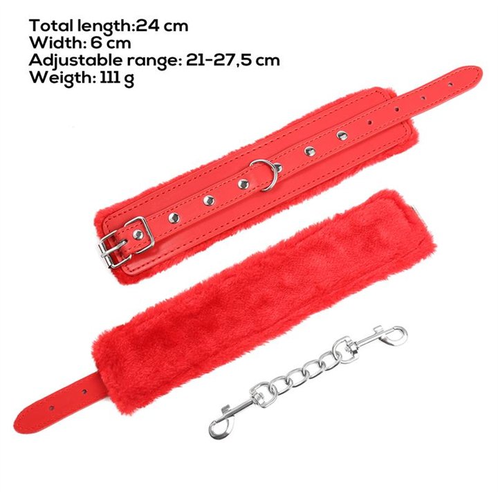 Premium Fur Adjustable handcuffs - 8436615000739 - Teknashop Ltd