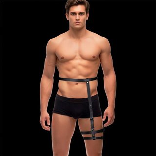 Martin Leg and Waist Bondage Harness - IB-206 - Teknashop Ltd