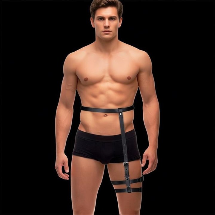 Martin Leg and Waist Bondage Harness - IB-206 - Teknashop Ltd