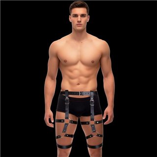 Fabian Leg and Waist Bondage Harness Adjustable - IB-207 - Teknashop Ltd