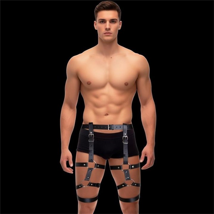 Fabian Leg and Waist Bondage Harness Adjustable - IB-207 - Teknashop Ltd
