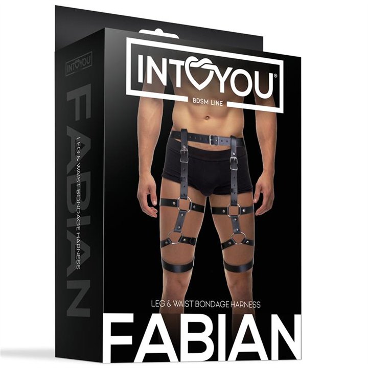 Fabian Leg and Waist Bondage Harness Adjustable - IB-207 - Teknashop Ltd