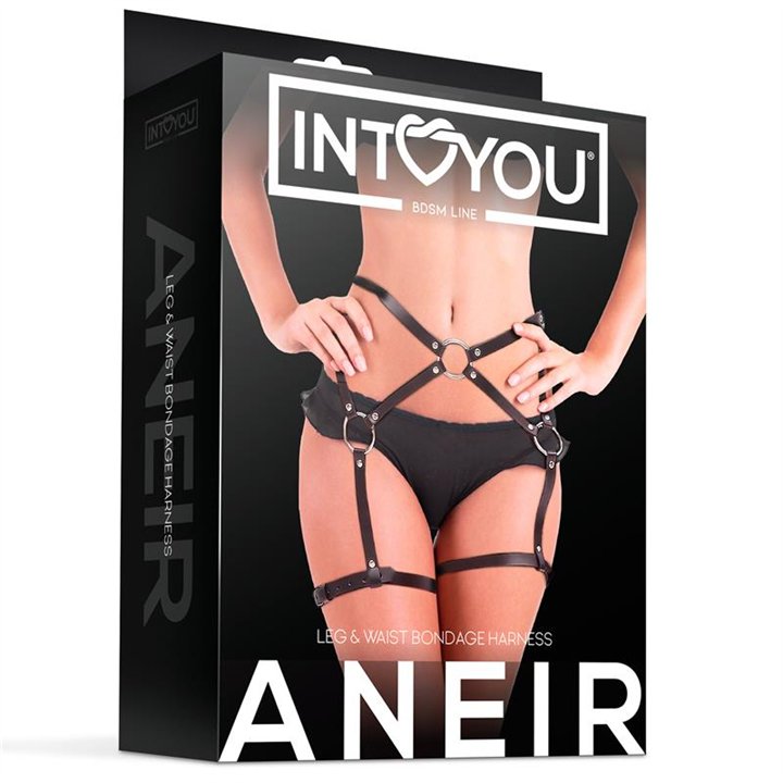 Aneir Leg and Wait Bondage Harness Adjustable - IB-209 - Teknashop Ltd