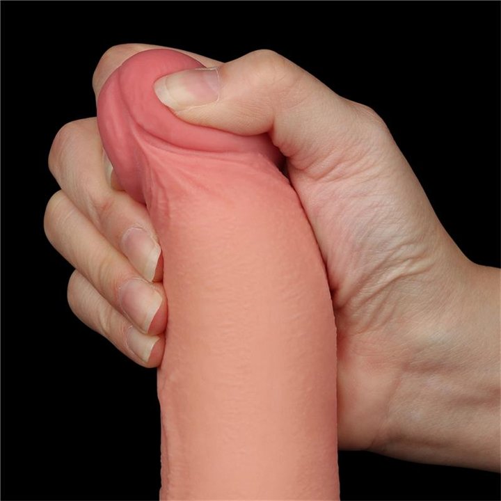 Sliding Skin Dual Layer Dildo 8.5 - LO-LV317208 - Teknashop Ltd