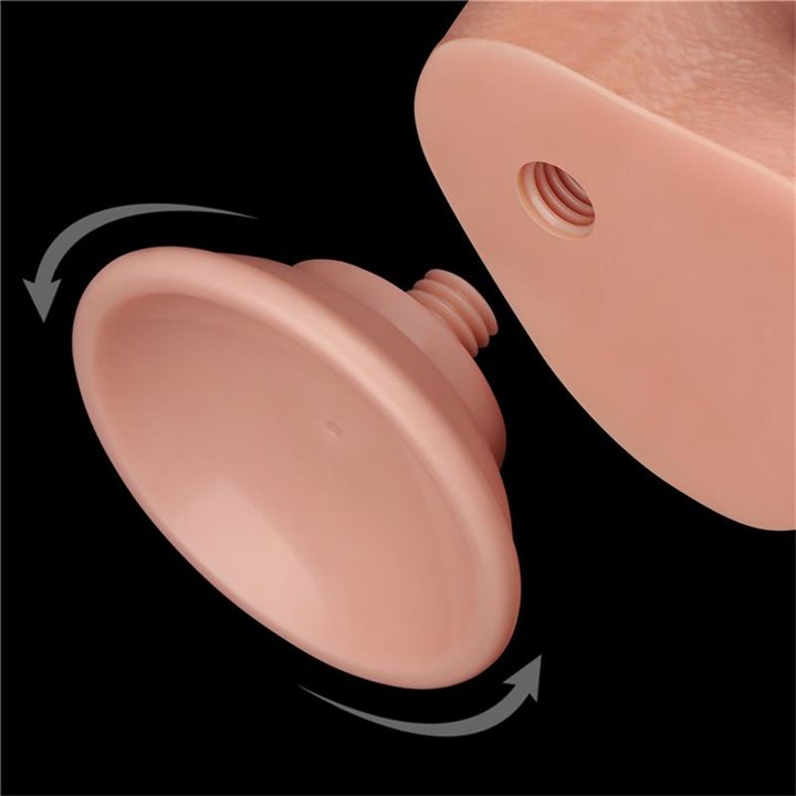 Sliding Skin Dual Layer Dildo 8.5 - LO-LV317208 - Teknashop Ltd