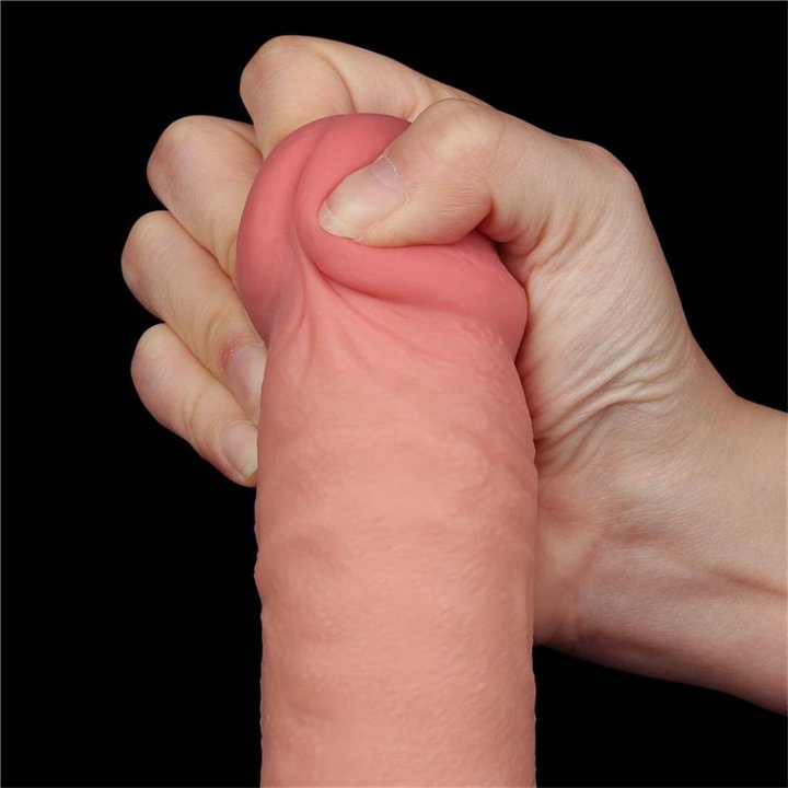 Sliding Skin Dual Layer Dildo 9.5 - LO-LV317211 - Teknashop Ltd