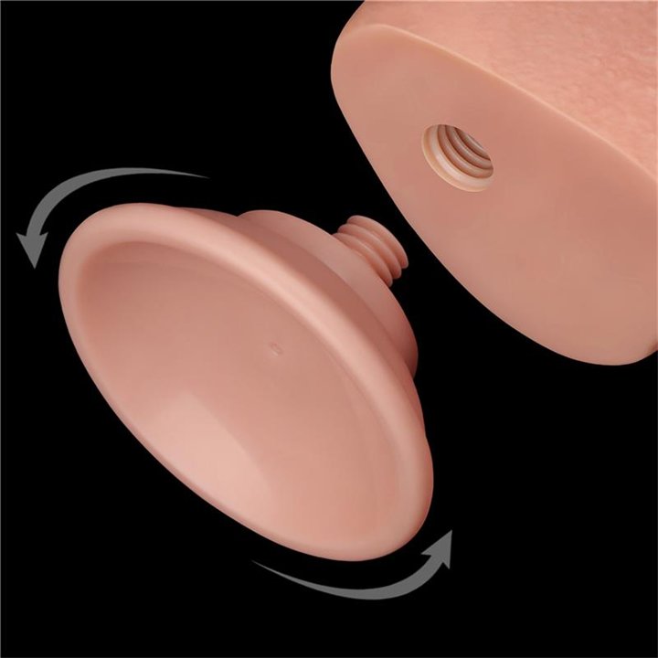 Sliding Skin Dual Layer Dildo 9.5 - LO-LV317211 - Teknashop Ltd