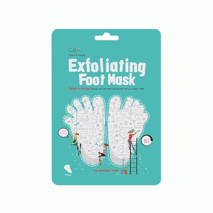 Cettua, Cettua, Exfoliating, Foot Sheet Mask, 2 pcs - Teknashop Ltd