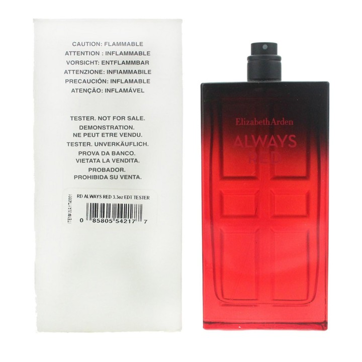 Elizabeth Arden, Always Red, Eau De Toilette, For Women, 100 ml *Tester - Teknashop Ltd