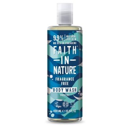 Faith In Nature, Faith In Nature, 99% Natural Ingredients, Cleansing & Soothing, Fragrance Free, Body Wash, 400 ml - Teknashop L
