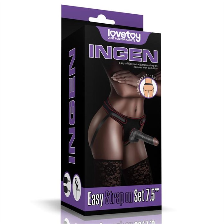 Adjustable Strapon with Dildo 7.5 - LO-LV715027 - Teknashop Ltd