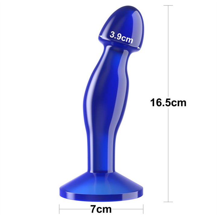 Butt Plug Flawless Clear Blue 6.5 - LO-LV310320 - Teknashop Ltd