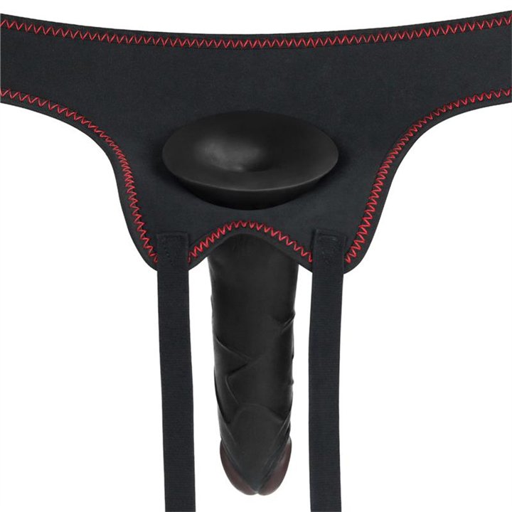 Adjustable Strap on with Dildo 10 Vibrations 7.5 - LO-LV715126 - Teknashop Ltd