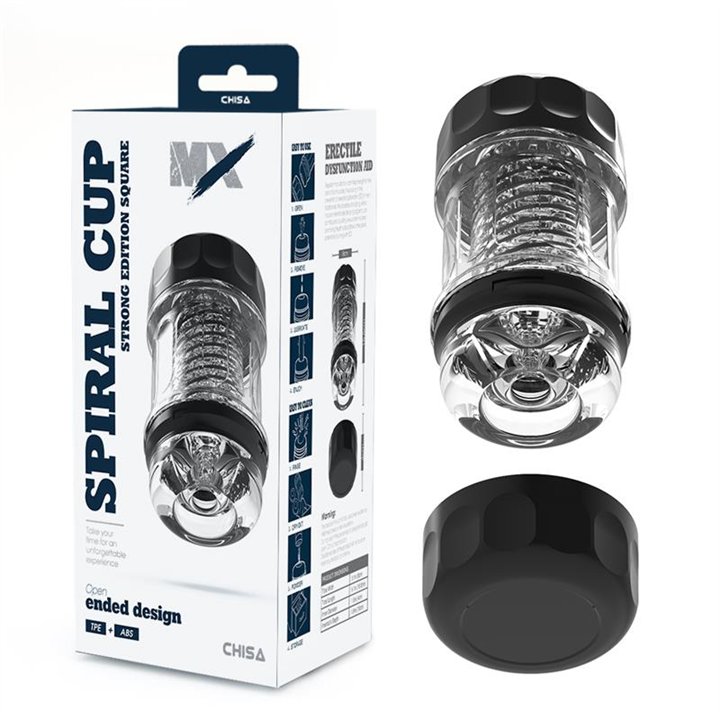 Spiral Cup Strong Edition Square Male Masturbator - CN-995901982 - Teknashop Ltd