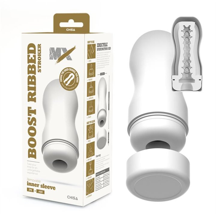 Boost Ribbed Stroker Male Masturbator - CN-995945700 - Teknashop Ltd