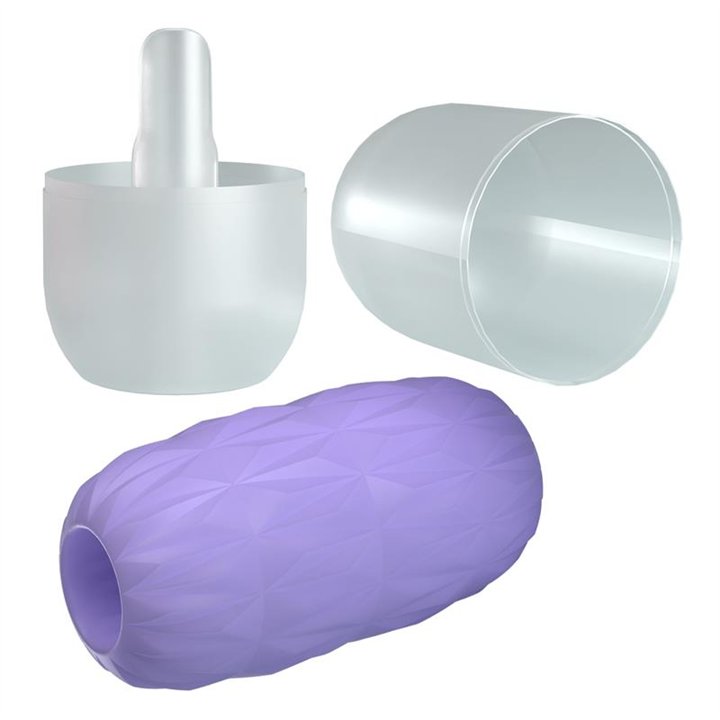 Alice Men Masturbator Purple - BM-00900T100-2 - Teknashop Ltd