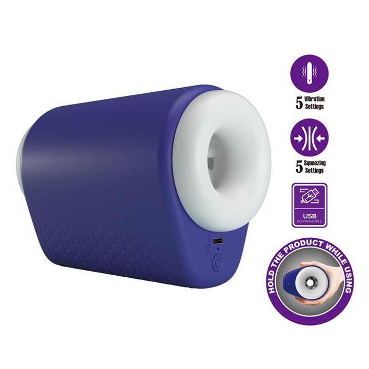 Dj Lady Men Masturbator with Vibration - BM-00900T96 - Teknashop Ltd