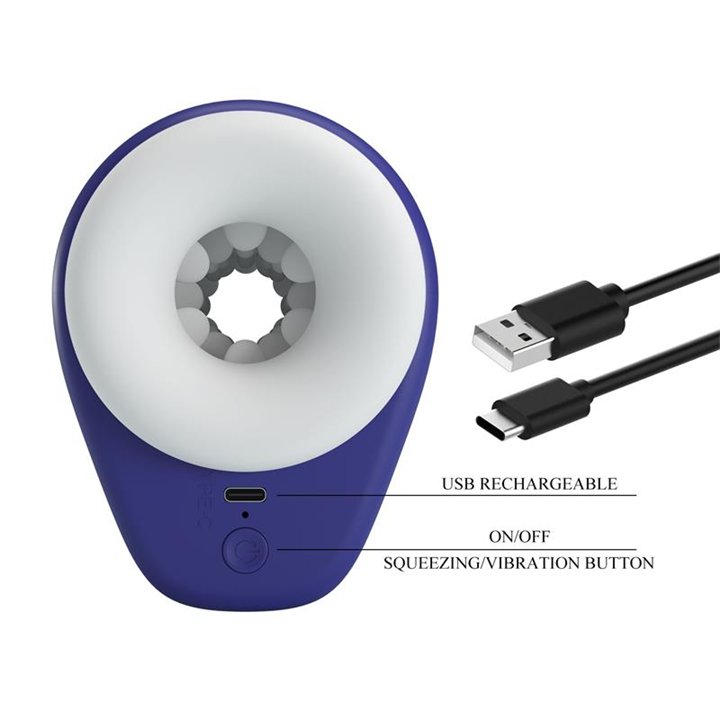 Dj Lady Men Masturbator with Vibration - BM-00900T96 - Teknashop Ltd