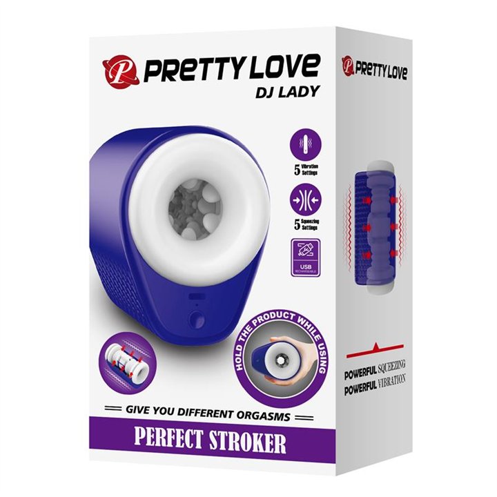 Dj Lady Men Masturbator with Vibration - BM-00900T96 - Teknashop Ltd