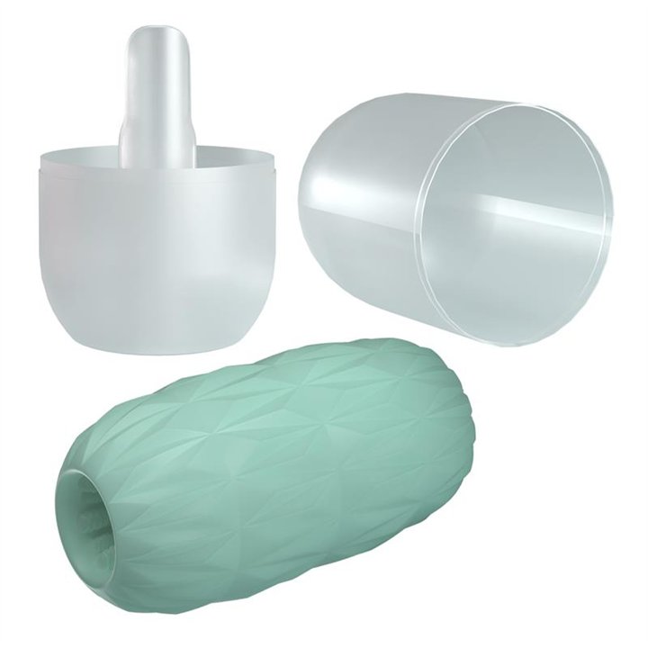 Alice Men Masturbator Turquoise - BM-00900T100-3 - Teknashop Ltd