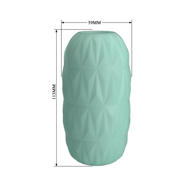 Alice Men Masturbator Turquoise - BM-00900T100-3 - Teknashop Ltd