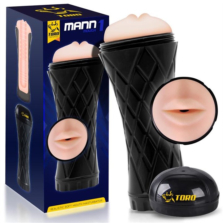 Mann1 Realistic Male Masturbator Mouth Shape - TO-417 - Teknashop Ltd