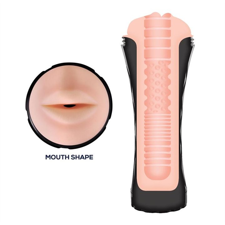 Mann1 Realistic Male Masturbator Mouth Shape - TO-417 - Teknashop Ltd