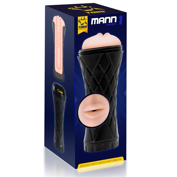 Mann1 Realistic Male Masturbator Mouth Shape - TO-417 - Teknashop Ltd