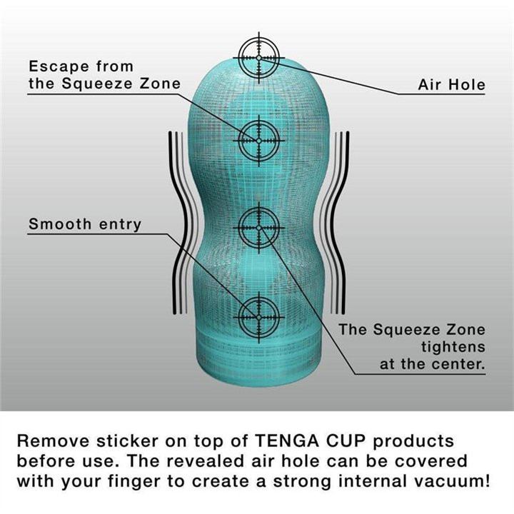 Masturbator Tenga Original Vacuum Cup Extra Cool - 4570030974993 - Teknashop Ltd