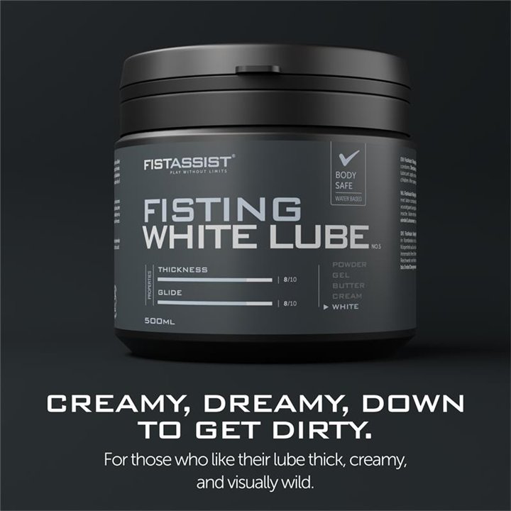 Fist Assist Fisting White Lube 500 ml - 1155560 - Teknashop Ltd