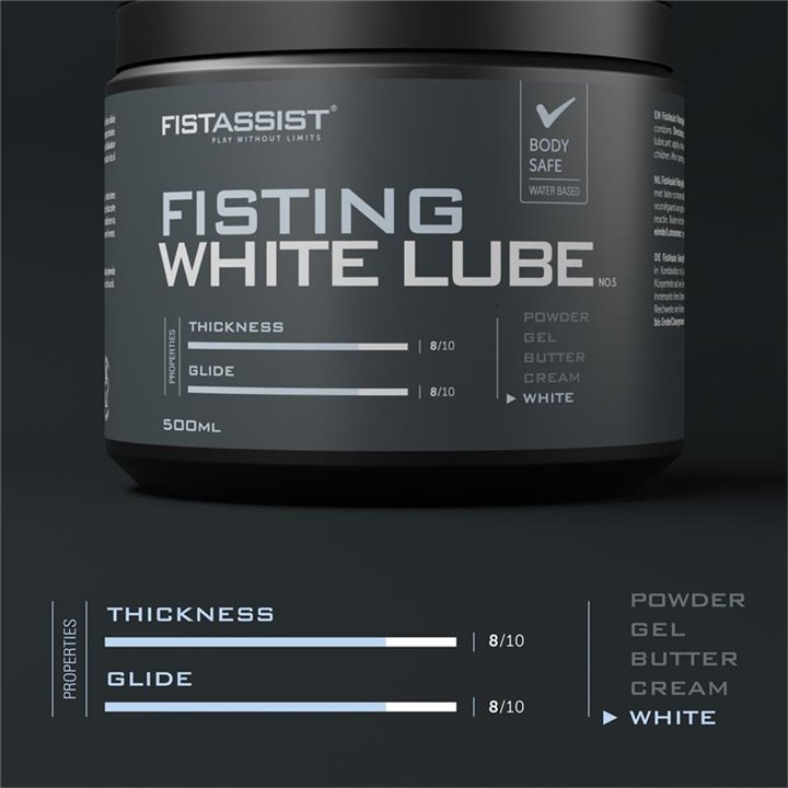 Fist Assist Fisting White Lube 500 ml - 1155560 - Teknashop Ltd