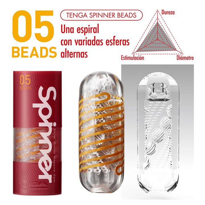Male Masturbator Sprinner 05 Beads - 4570030970971 - Teknashop Ltd