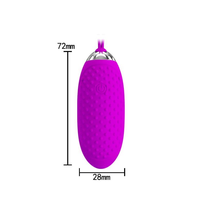 Vibrating Egg Joanna USB Purple - BI-014362W-5 - Teknashop Ltd