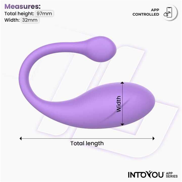 Bulby Egg Vibrator with App Lavander - IN-661 - Teknashop Ltd